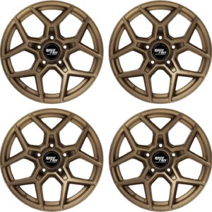 RockTrix RT105 17in Wheels for Jeep Wrangler & Gladiator