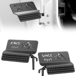 HOCHO Foot Pegs for Jeep Wrangler & Gladiator 2007-2025