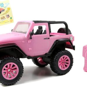 Girlmazing Pink Jeep Wrangler RC Car by Jada Toys