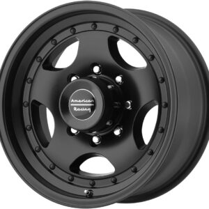 15x7 AR23 Satin Black Wheel 6x5.5 (-6mm Offset)