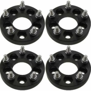 1" 5x4.5 to 5x5 Wheel Spacers - 1/2x20 Studs - Set of 4