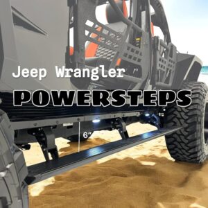SoFlo Power Steps for Wrangler JL 4-Door (2018-2026)