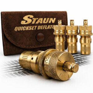 Staun Quickset Tire Deflators (6-30 PSI) with Gauge