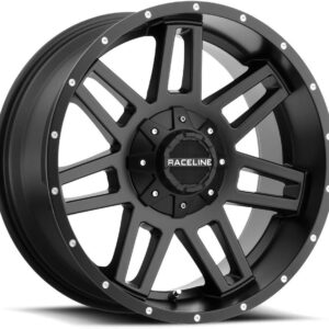 Raceline 931B Injector 17x9 Black Wheel