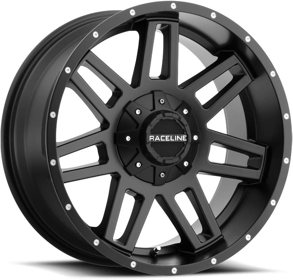 Raceline 931B Injector 17x9 Black Wheel