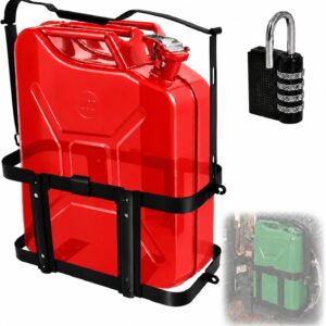 MCCKLE Jerry Gas Can Holder Rack w/ Lock