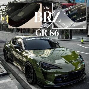 Gloss Black Roof Spoiler for Subaru BRZ & Toyota GR86 2022-2025