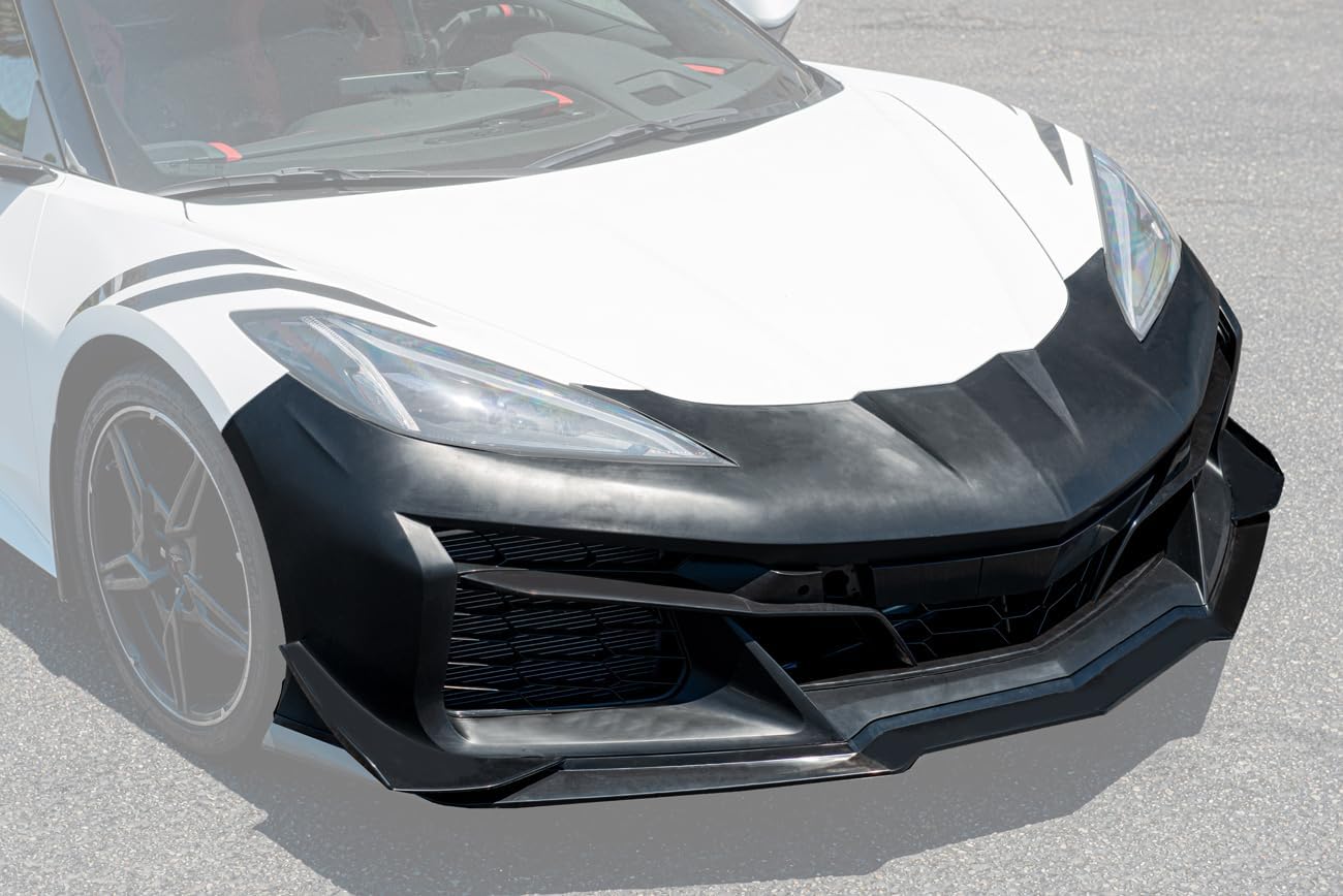 2020+ Corvette C8 Z06 Style Front Bumper Kit - Black