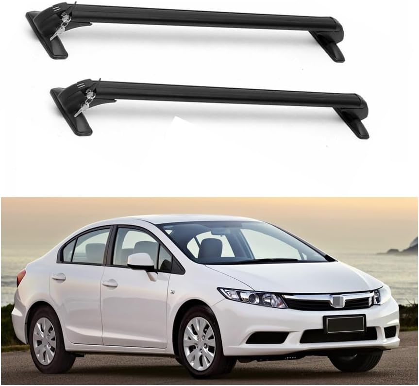 Honda Civic 2011-2014 Aluminum Roof Rack Cross Bars