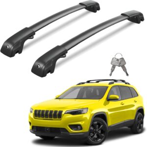 Jeep Cherokee Roof Rack Cross Bars - 300lbs Load