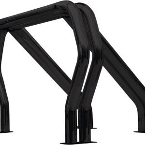 Go Rhino Bed Bar Kit - Double Bar/Dbl Kicker, Black Steel