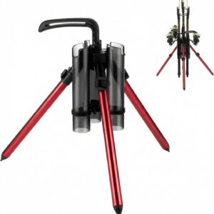 Gisafai Folding Fishing Rod Carrier Stand