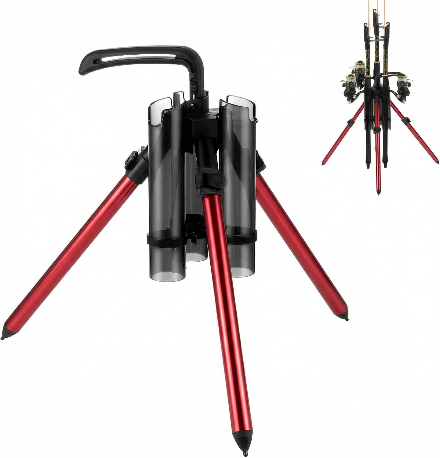 Gisafai Folding Fishing Rod Carrier Stand