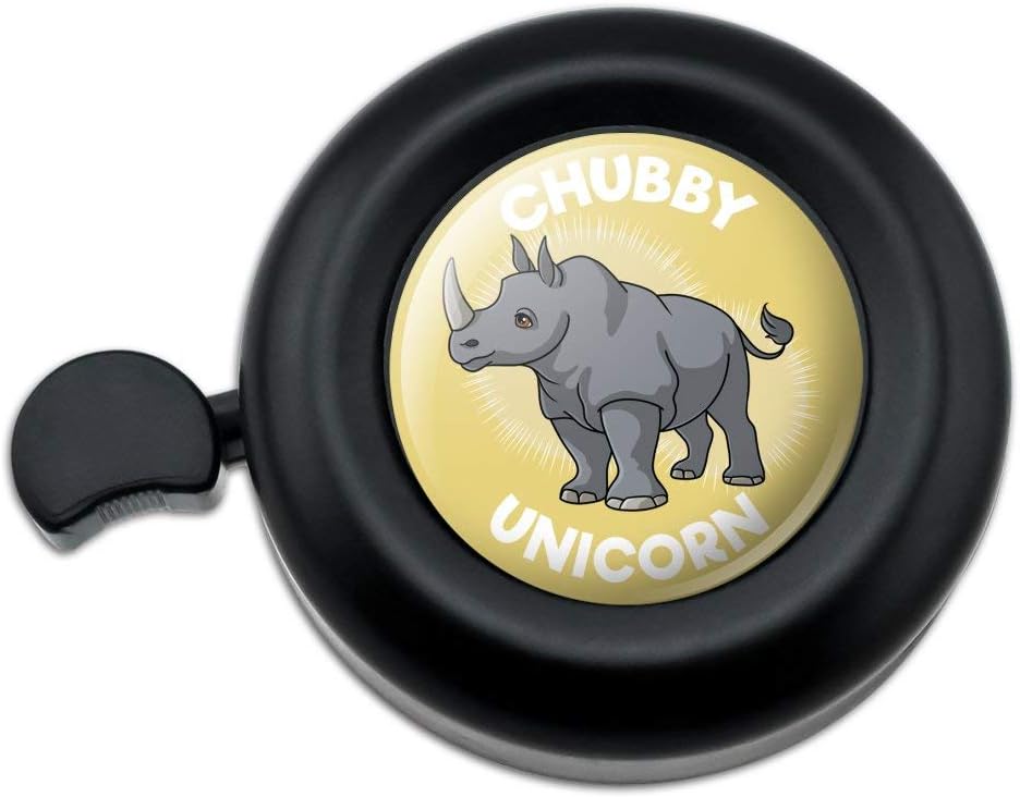 GRAPHICS & MORE Fun Unicorn Bike Bell - Secure Metal Handlebar Ring