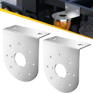 UNIONLUX Stainless Steel Underglow Light Bracket - 2 Pack