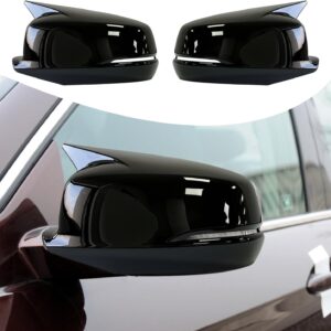 Glossy Black Side Mirror Trim Covers for Honda Accord 2013-2017