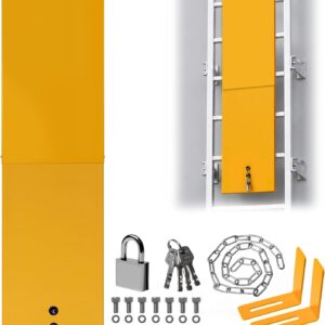 GEKUVIX Ladder Security Guard, Yellow, Anti-Climb Lockout