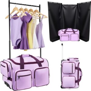 Besharppin Rolling Dance Bag – 23'' Purple Competition Bag