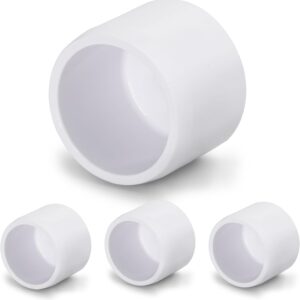 Zernmiarder SCH40 PVC Cap 3/4" - 4Pc White Pipe Caps