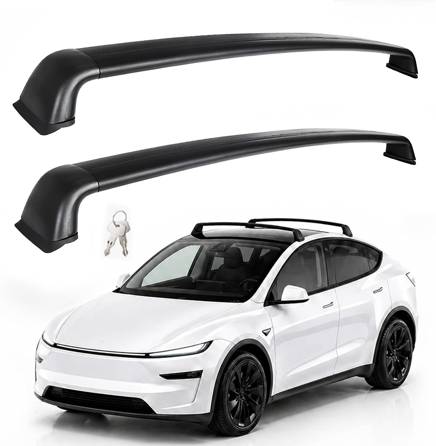 Heavy-Duty Tesla Model Y Roof Rack Cross Bars