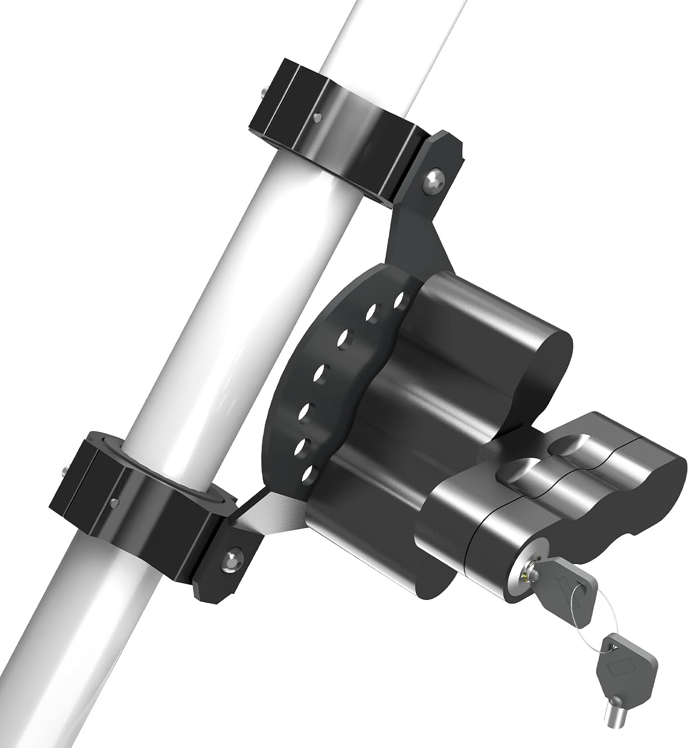 UTV Gas Can Mount for 1"-2" Roll Bar, Key Lock