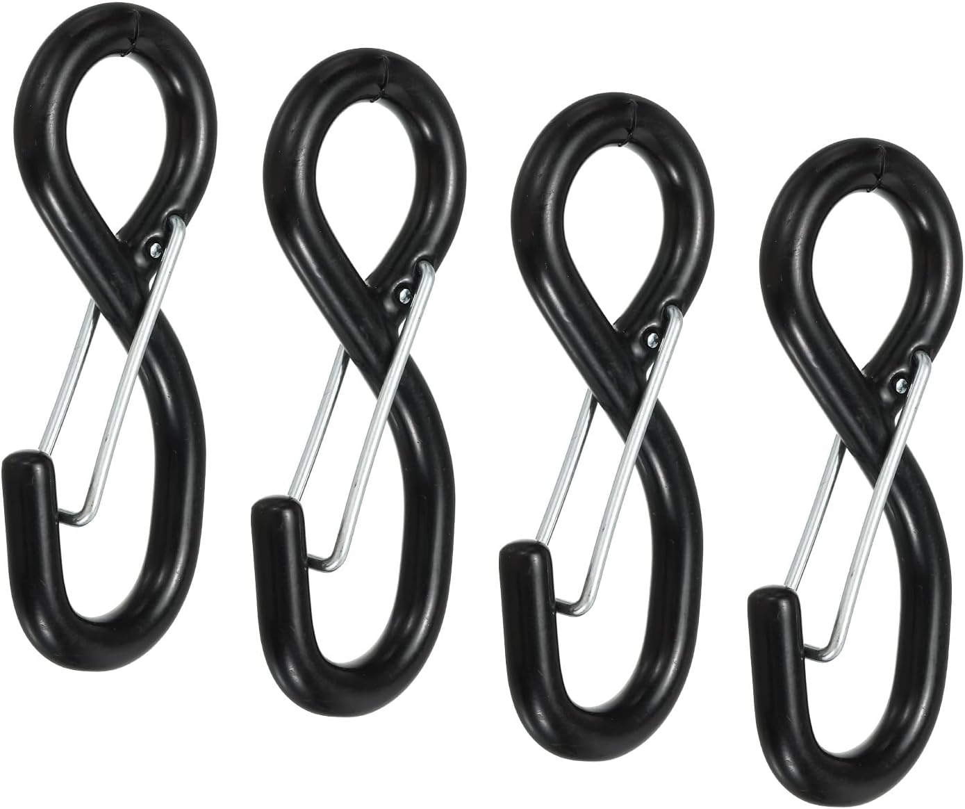MECCANIXITY 1763 lbs Ratchet Strap S Hook - Pack of 4