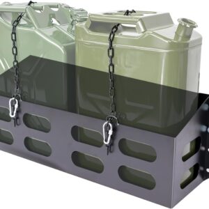 Heavy-Duty Dual Jerry Can Holder for 5-Gallon Cans