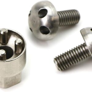 Stainless Steel Anti-Theft Screws for LED Lights (2 Pack)