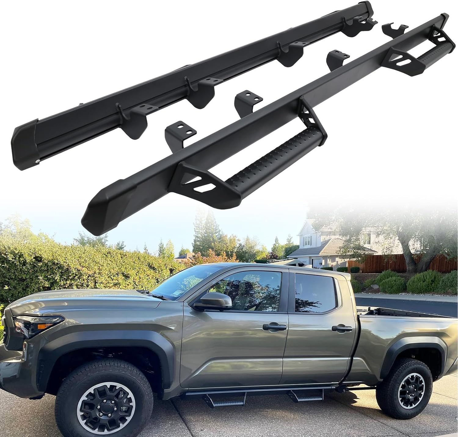 Predator Running Boards for 2024-2026 Toyota Tacoma Double Cab