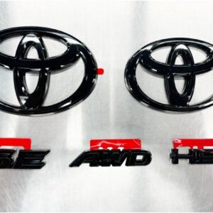 2025 Toyota Camry SE AWD Black Emblem Overlays - PT948-03253-02