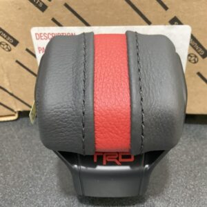 Toyota TRD PRO Shift Knob, Black/Red Stripe - OEM 33504-0C110-C1
