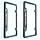 2PC Carbon Fiber License Frame for Toyota - Sleek & Durable