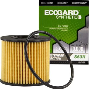 ECOGARD S6311 Oil Filter - Fits Toyota & Lexus 1.8L/2.0L