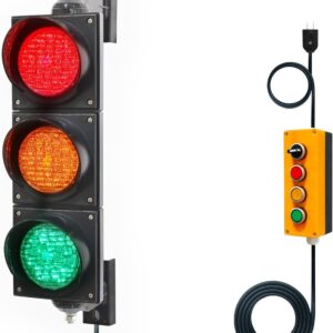 4in LED Traffic Light, AC 85-265V, IP65 Red/Green/Yellow Lamp