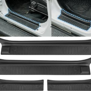 JOYTUTUS Door Sill Guards for Wrangler JL/JLU 2018-2026