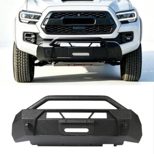 Black Steel Bull Bar for Toyota Tacoma 2016-2023