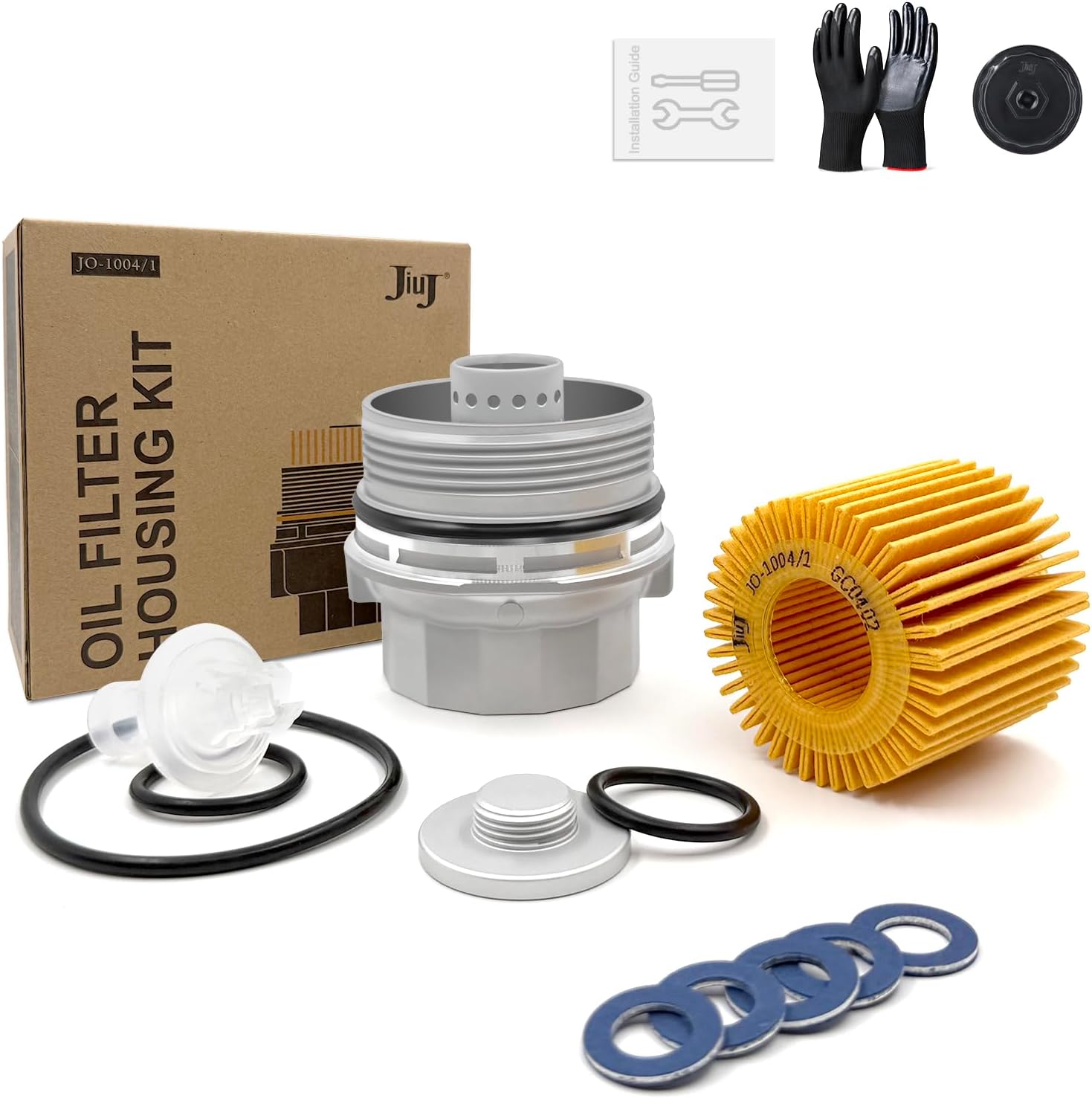 Aluminum Oil Filter Cap Kit for Toyota 1.8L Engines