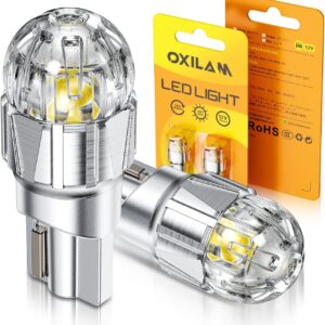 OXILAM LED Bulb 168 T10 W5W, Pack of 2