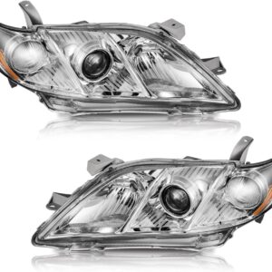 WEELMOTO Headlights for 2007-2009 Toyota Camry - OEM Replacement