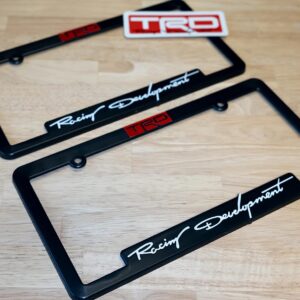 TRD 3D License Plate Frames - Pair