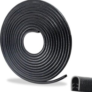 Car Door Edge Guard 16.4FT Black, No Adhesive Needed