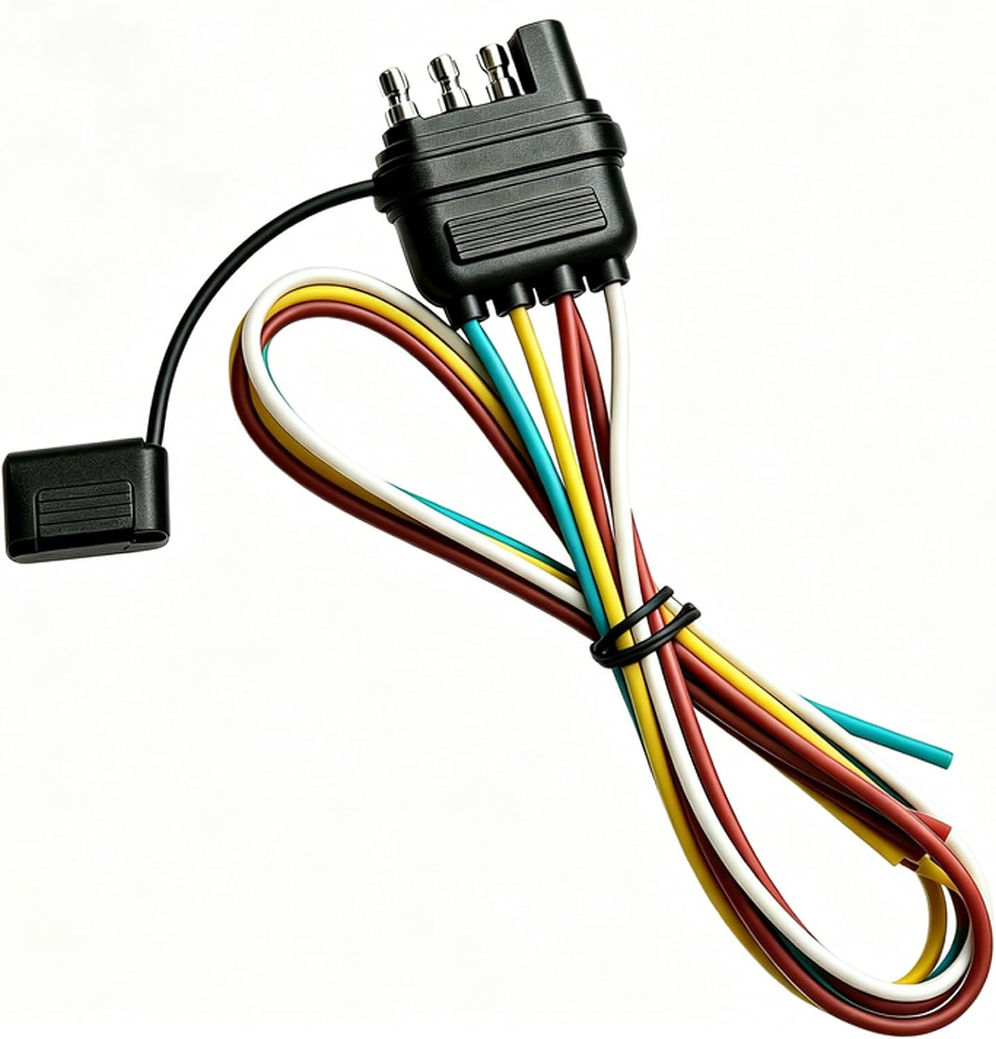 18" 4-Pin Copper Trailer Wiring Harness Plug