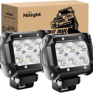 Nilight LED Pods 2-Pack 18W Off-Road Lights