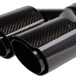 Bielpord Carbon Fiber Exhaust Tips 2.5"–3.5" Fit 61-63mm Pipe