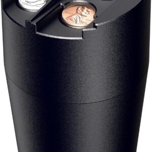 Zeyitian 250-Coin Car Organizer, Black