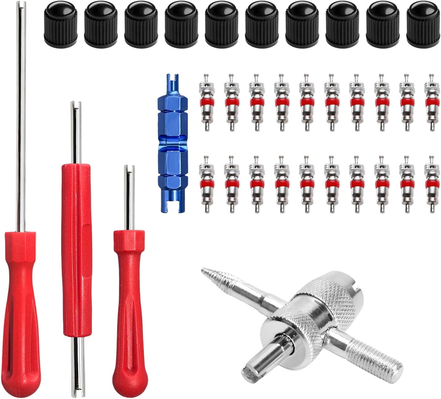 35PCS Valve Stem Tool Kit - Universal Tire Repair Set