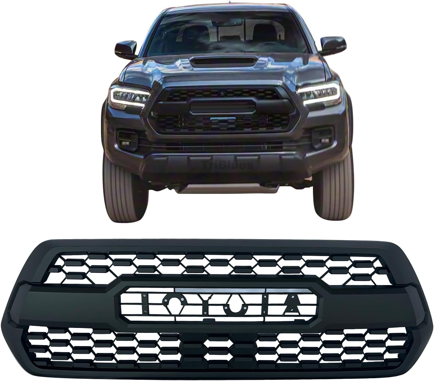 2016-2023 Toyota Tacoma Front Bumper Grille Replacement