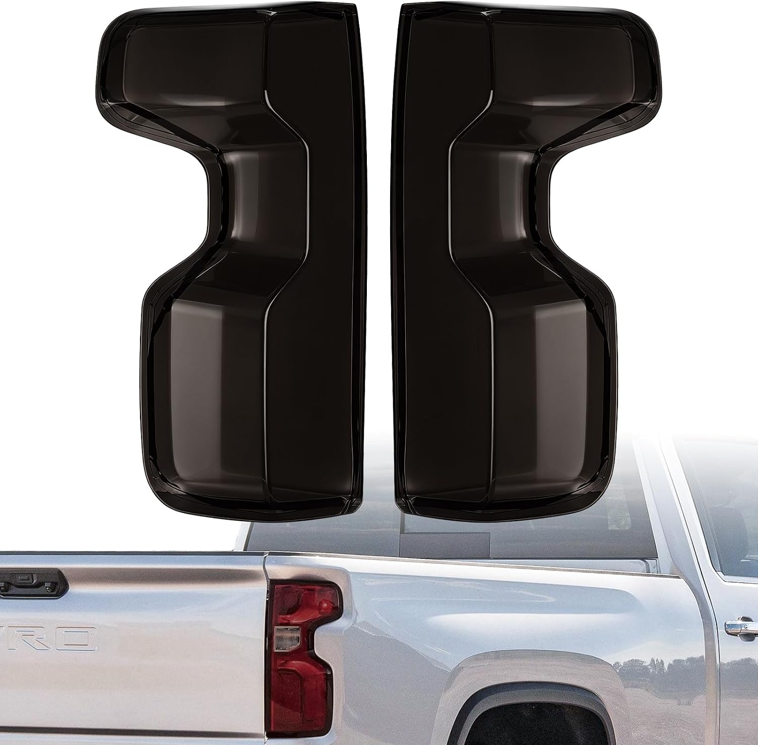Smoked Taillight Covers for Chevy Silverado 2019-2025 (2PCS)