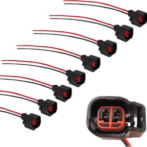 8 PCS Fuel Injector Connector Pigtail Kit - AcornTech