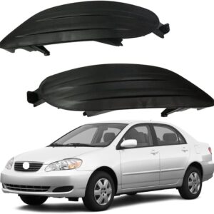 Black Fog Light Covers for Toyota Corolla Camry Solara